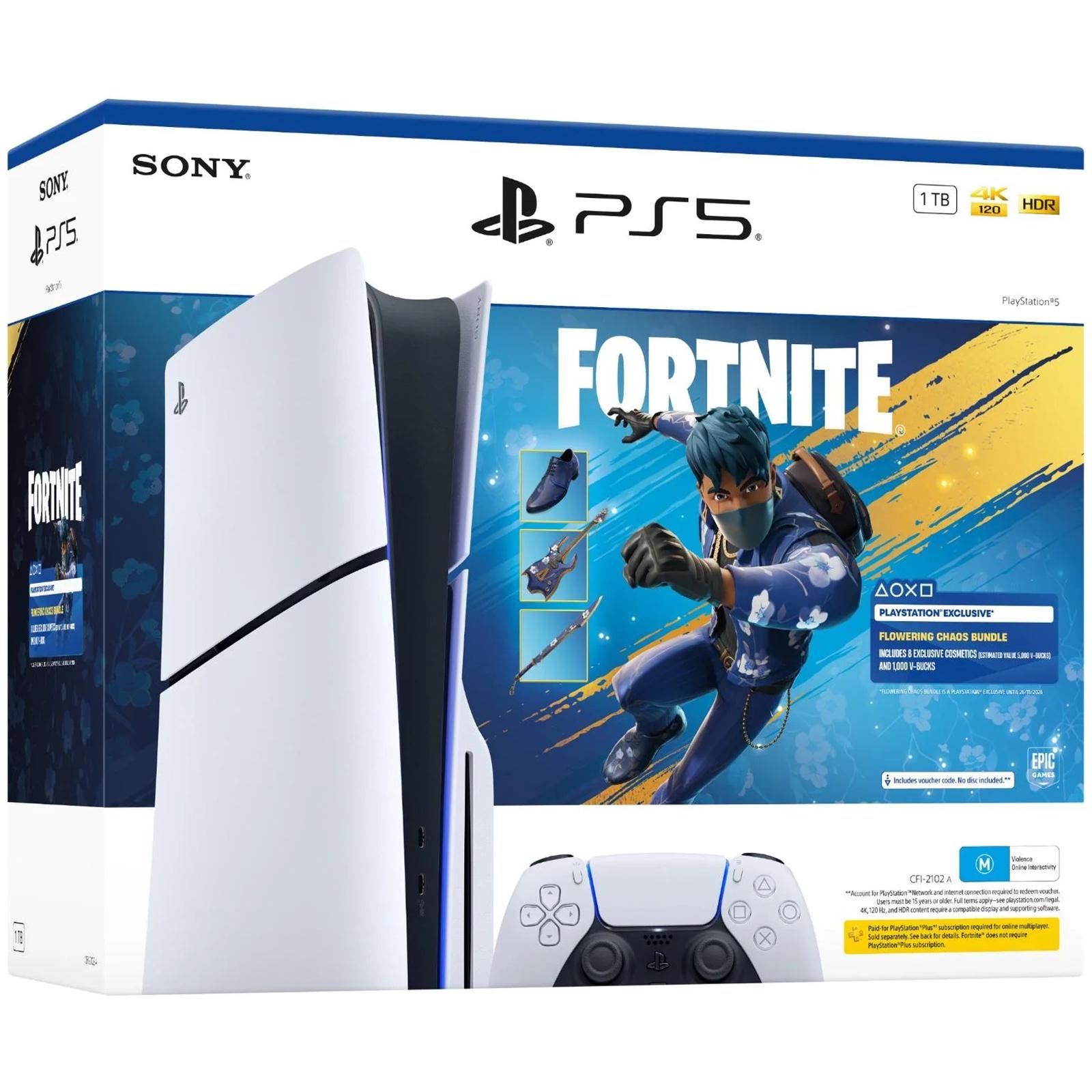 Pack PS5 Slim Standard + Fortnite® Flowering Chaos