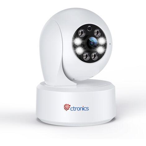 CTRONICS Caméra de Surveillance 4K Intérieure